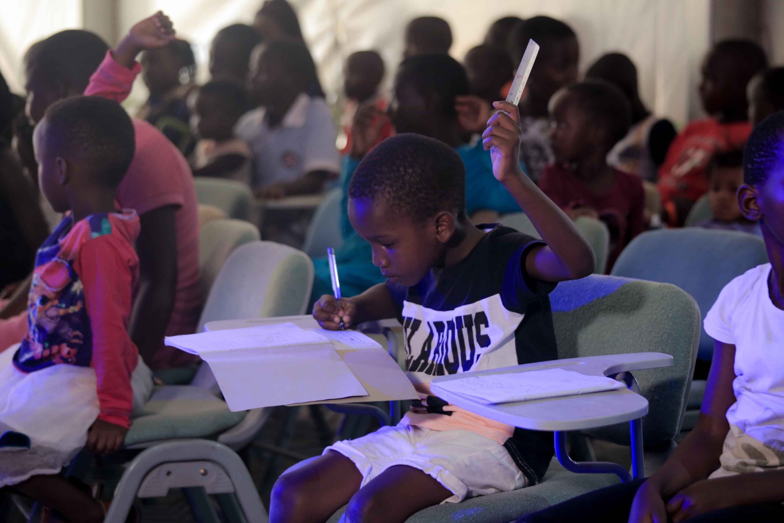 children studies under iwacu